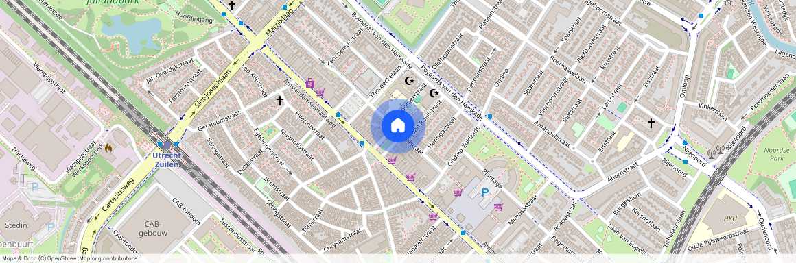 Egelantierstraat, Mariëndaalstraat e.o., 3551 CJ, Utrecht