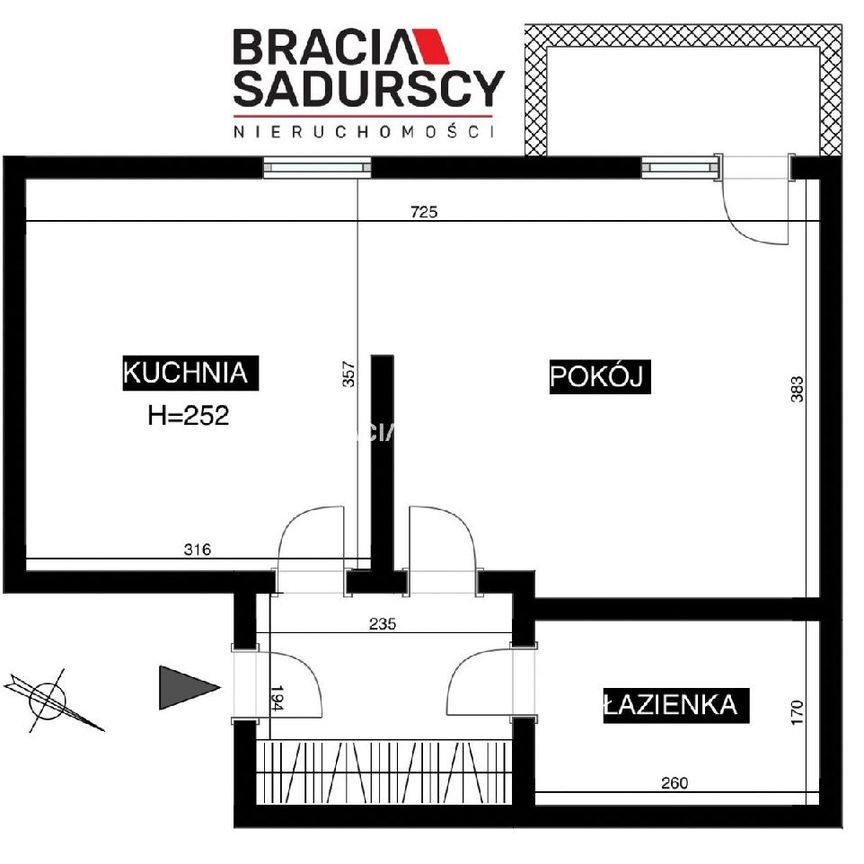 Mieszkanie Kraków Dębniki powierzchnia 36.29 m² C206-WM-03895 - Photo 1