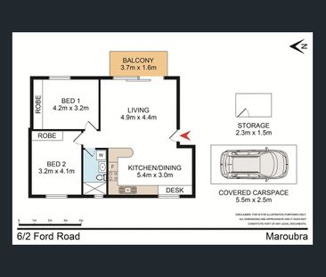 Stunning coastal living , ocean views, off street parking and huge storage cage, oak timber floors and white painted walls, perfect coastal living - Photo 3