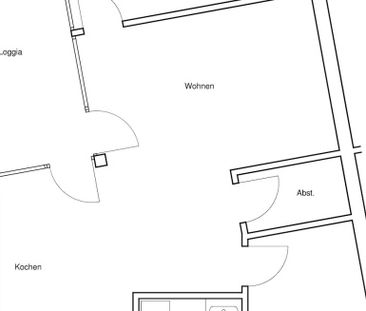 Mitgaustr. 11, 3 R - Schöne 3-Zimmer Wohnung mit Balkon! Anmietung ... - Foto 2