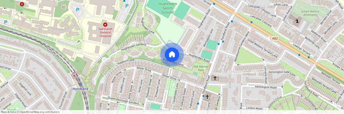 Well located 1 bed @ Hughenden Lane, G12