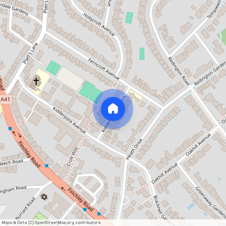 Kidderpore Gardens, London, NW3