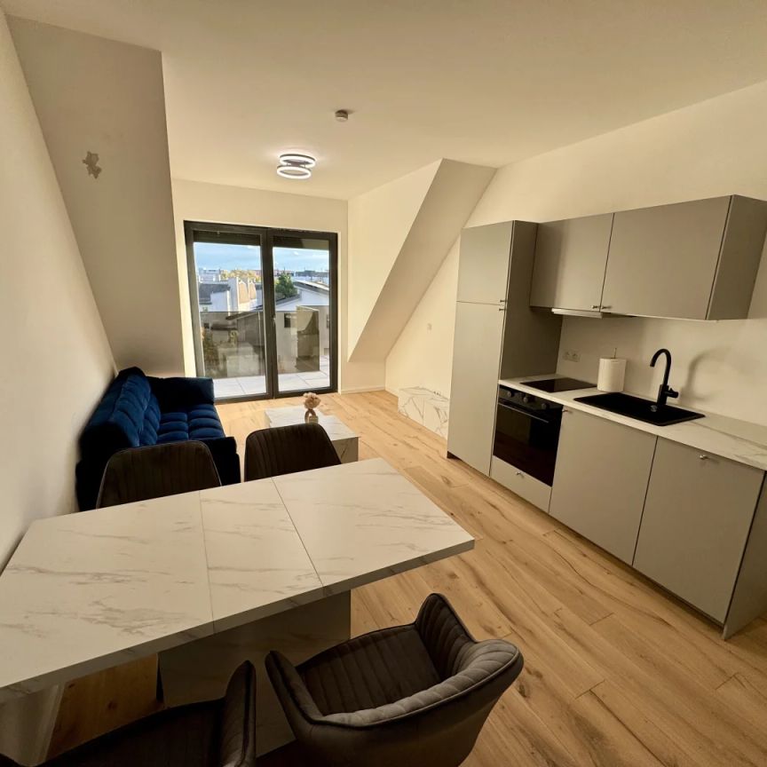 Monthly Rental! Luxury Living! Penthouse! Skyline+Kahlenberg View! Terrasse! Garage! - Photo 1