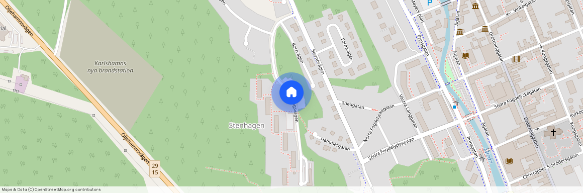 Stenhagsvägen, Karlshamn