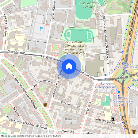 ul. Grzegórzecka 43, Grzegórzki, Grzegórzki, Kraków, małopolskie