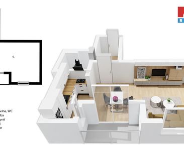 Pronájem bytu 1+kk a garsoniéry 38 m², Edvarda Beneše 1632, Přelouč - Photo 5