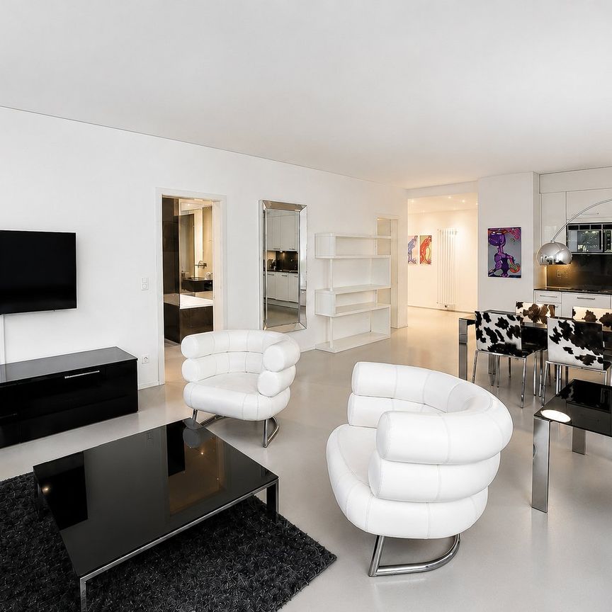 BE12 – Stilvolle 2-Zimmer-Wohnung mit Terrasse an der Bellariastrasse 36, Zürich - Photo 1