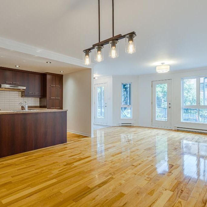 4 ½ à louer dans Hochelaga – Terrasse, stationnement & parc arrière - Photo 1