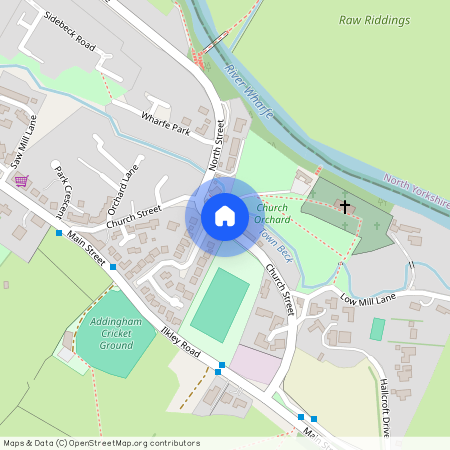 Church Street, Addingham, Ilkley, West Yorkshire, UK, LS29