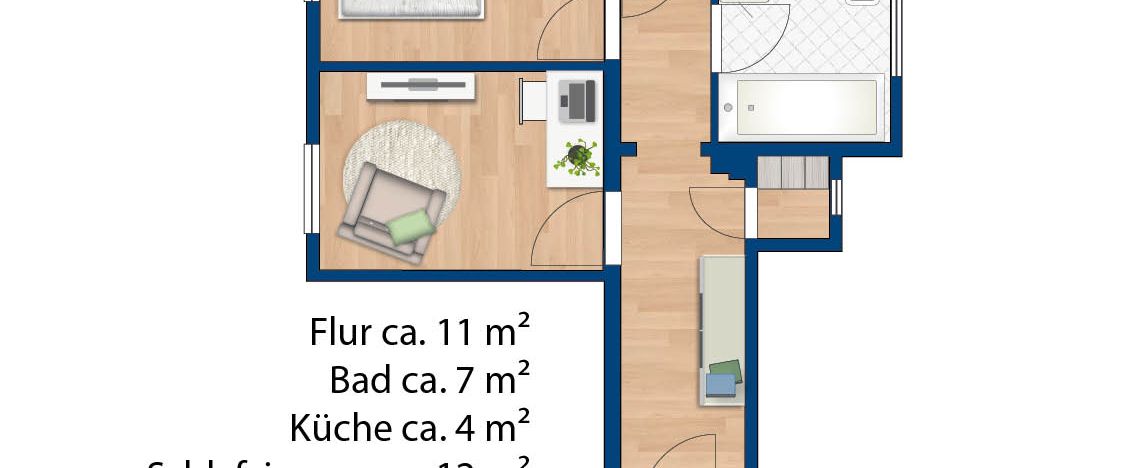 Eine perfekte "Studentenbude" - mitten im beliebten Paulusviertel - Foto 1