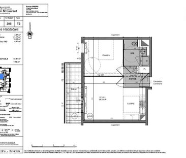 Appartement T2 à louer - 42 m² - Photo 2