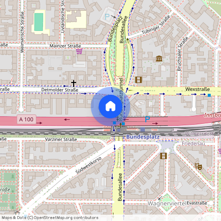 Bundesplatz - U9 & S-Bahn 1minute walk away, 10715 Berlin - Wilmersdorf