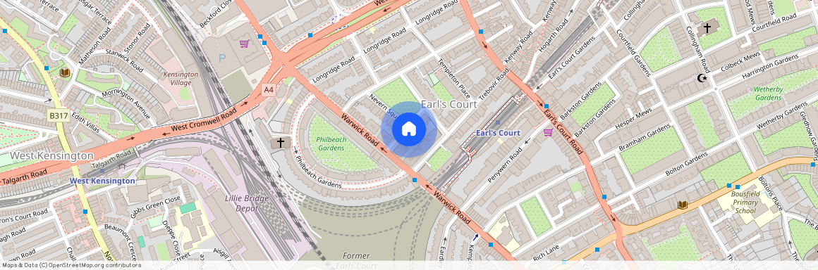 25b Nevern Square, London SW5 9PD, United Kingdom