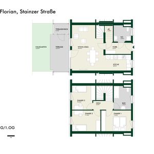 Erstbezug - Lichtdurchflutete 4-Zimmer-Maisonette mit Terrasse und Privatgarten - Photo 2