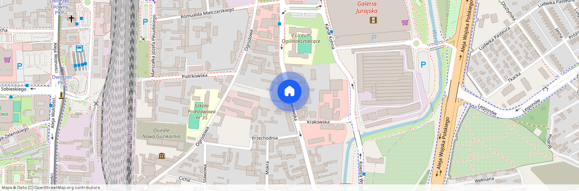 ul. Krakowska, Stare Miasto, Częstochowa, śląskie