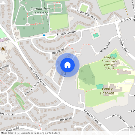 Lon Hir, Carmarthen, Carmarthenshire