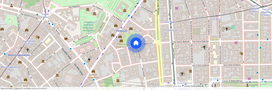 Via Cappuccini, Milan, Lombardy 20122