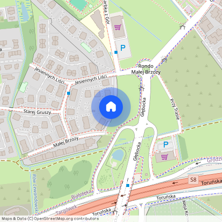 ul. Szumiących Traw, Grodzisk, Białołęka, Warszawa, mazowieckie