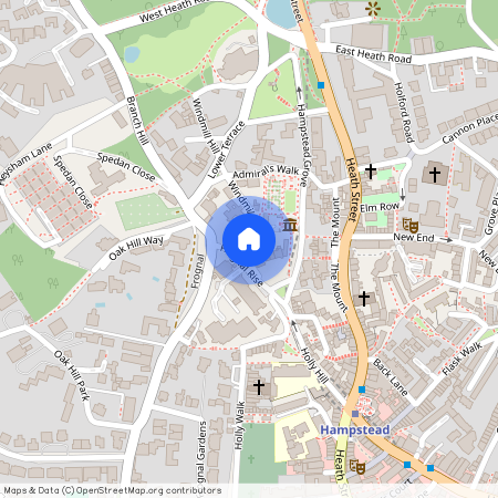 Hampstead, Windmill Hill, NW3 6RU, London