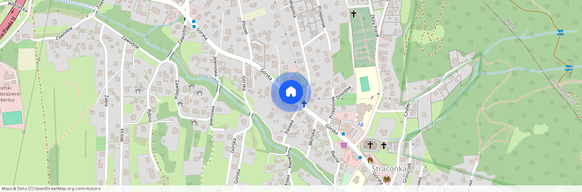 ul. Górska, Straconka, Bielsko-Biała, śląskie