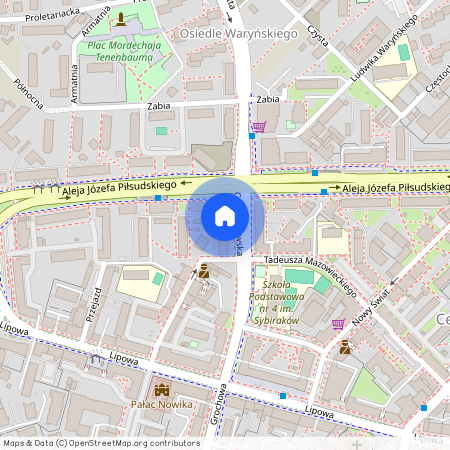 ul. Aleja Józefa Piłsudskiego, Centrum, Białystok, podlaskie