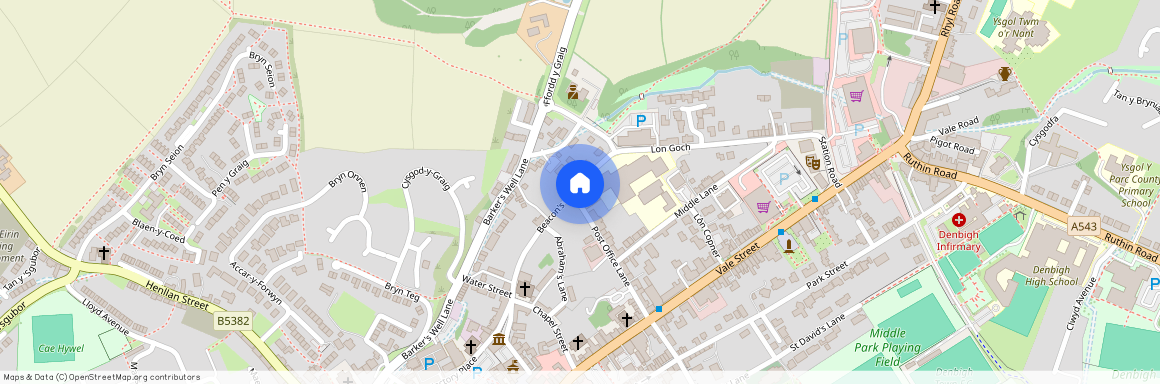 Post Office Lane, Denbighshire LL16