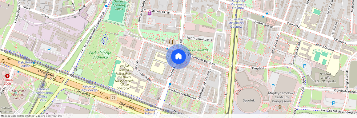 ul. Gustawa Morcinka, Koszutka, Katowice, śląskie