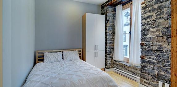Loft entièrement meublé à louer Vieux-Québec juillet 2026 - Photo 2