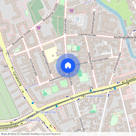 Building Juliusstraße - apartments-strauss - 1504413, Juliusstraße, Westliches Ringgebiet, Braunschweig