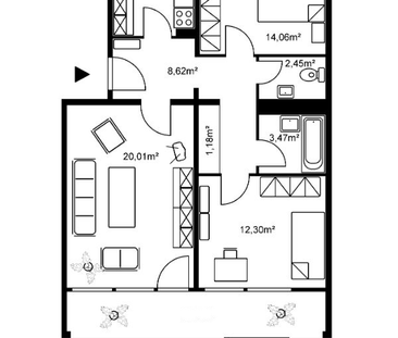 Ihr neues Zuhause in Darmstadt-Kranichstein - 3-Zimmer-Wohnung - Photo 3