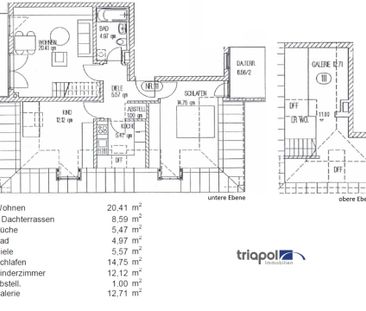 Individuelle Maisonettewohnung mit 2 Dachterrassen und Tiefgarage i... - Photo 3