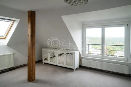 Pronájem bytu 2+kk v činžovním domě, 3.NP, zahrada, nádherný výhled na Prahu - Fotografie 3