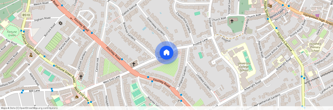 Frognal Lane, Hampstead, NW3, London