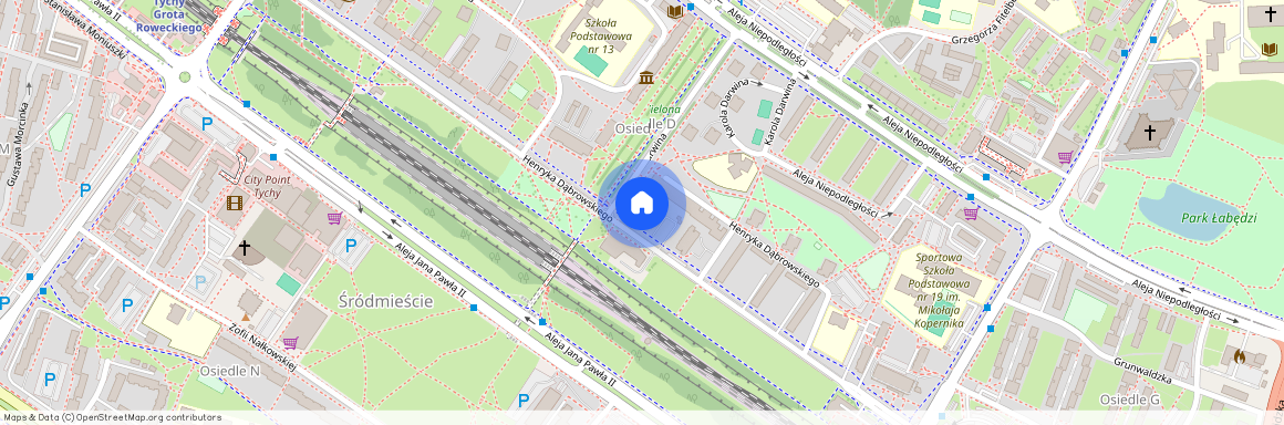 ul. Darwina, Osiedle Dorota, Tychy, śląskie