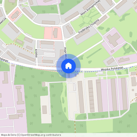 ul. Wojska Polskiego, Borne Sulinowo, Borne Sulinowo, szczecinecki, zachodniopomorskie