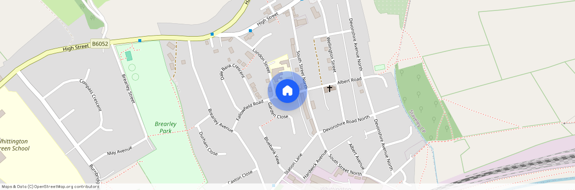 Cross London Street, New Whittington, S43