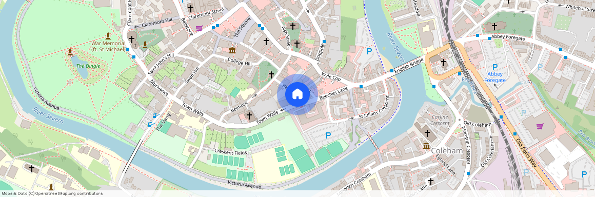 Beechwood House, Town Walls, Shrewsbury