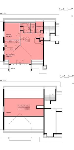 "2.5-Zimmer-Dachgeschoss-Wohnung in Hettlingen" - Photo 2