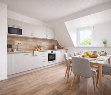 Ca. 51 m² große 2-Zimmer-Dachgeschosswohnung mit Tageslichtbad in H... - Photo 5