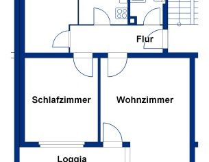 3-Zimmer-Wohnung für junge Leute im Wohltberg - Photo 1