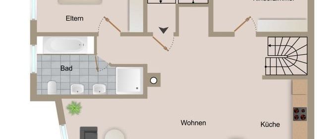 Charmante Maisonettewohnung mit Weitblick über Ehningen! - Foto 1