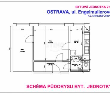 Byt 2+1 k pronájmu, Ostrava / Moravská Ostrava, ulice Engelmüllerova - Photo 5