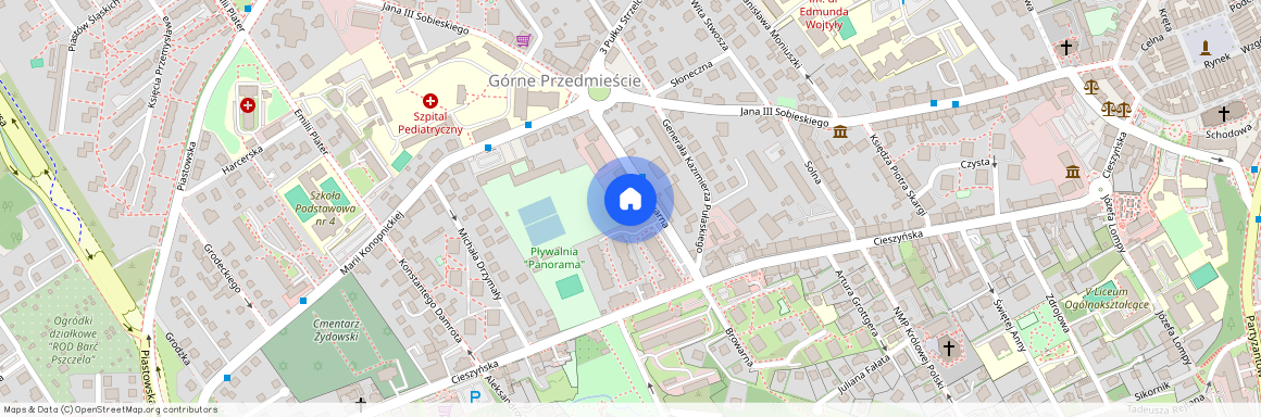 ul. Browarna, Górne Przedmieście, Bielsko-Biała, śląskie