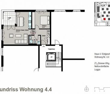 Hochwertige 2 1/2-Zimmerwohnung in Langenthal - Photo 3
