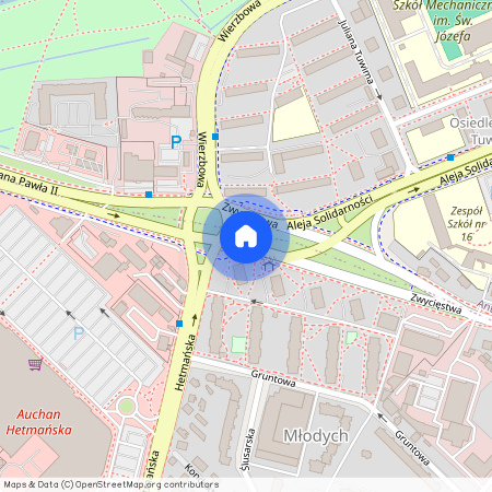 ul. Zwycięstwa, Antoniuk, Białystok, podlaskie