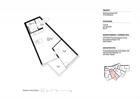 Modernes Wohnung im grünen Muttenz - Photo 2