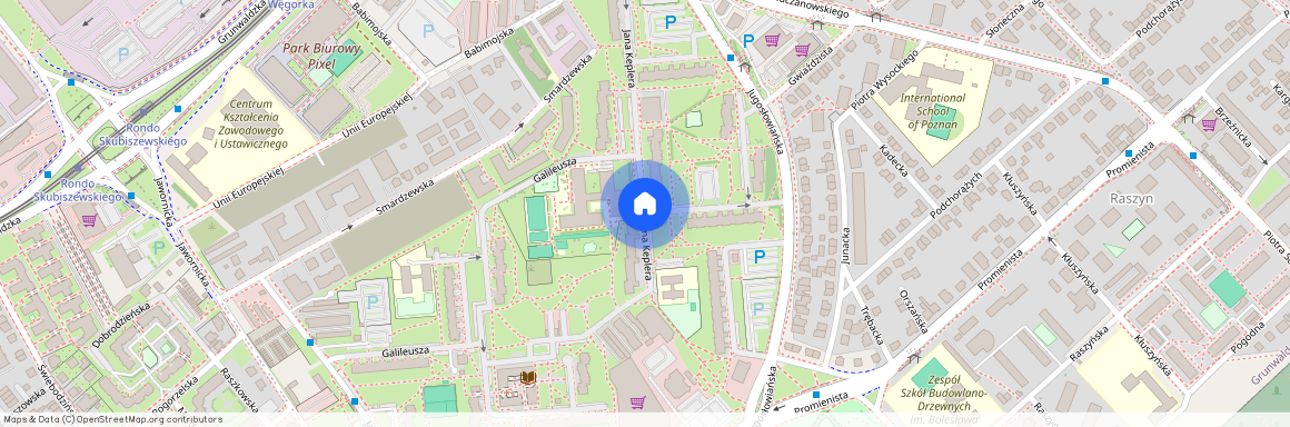 ul. Jana Keplera, os. Mikołaja Kopernika, Grunwald, Poznań, wielkopolskie