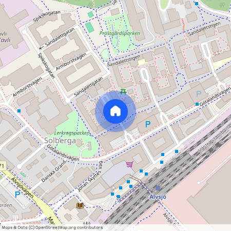 Solberga hagväg, Älvsjö