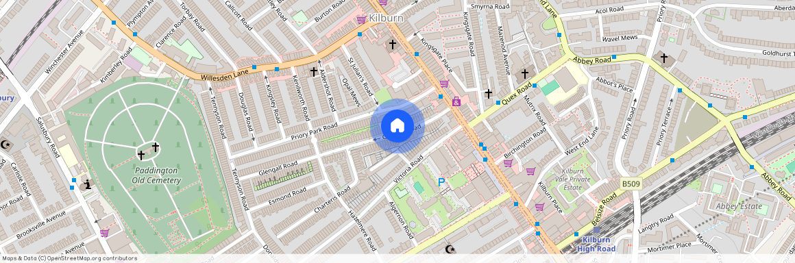 Glengall Road, Kilburn, London, NW6