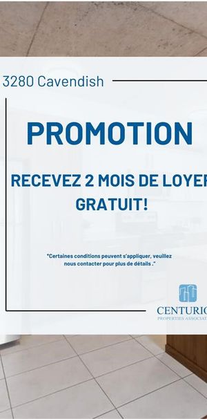 1 Bedroom + Den - 3280 Cavendish Boulevard, Montréal - Photo 1